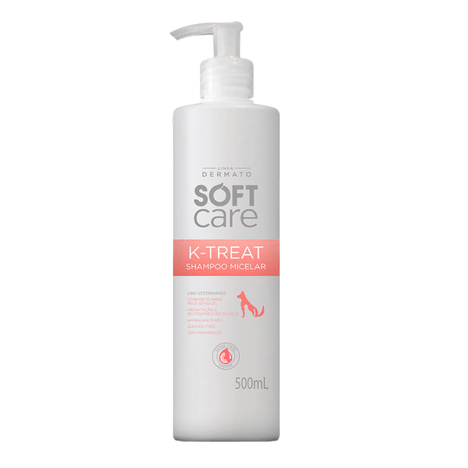 Shampoo Hipoalergênico K-Treat Micelar para Cães e Gatos com 500 ml Shampoo Hipoalergênico K-Treat Micelar para Cães e Gatos com 500 ml