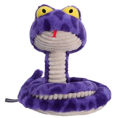 Brinquedo em Pelúcia Cobra de Mola Roxo - Q Monster