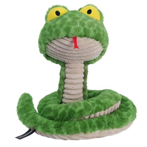 Brinquedo em Pelúcia Cobra de Mola Verde - Q Monster