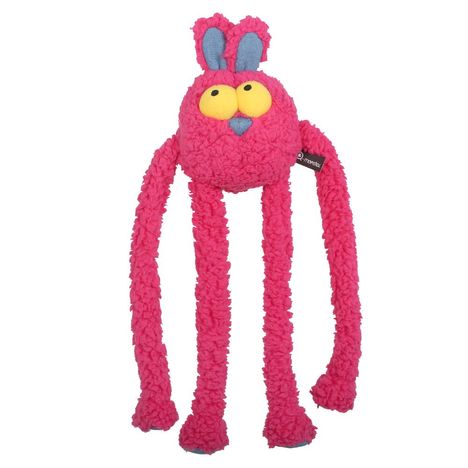 Brinquedo em Pelúcia Coelho Puxa Puxa Rosa - Q Monster