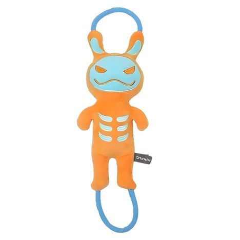 Brinquedo Skeleton Rabbit Laranja e Azul com Som - Q Monster