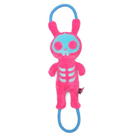Brinquedo Skeleton Rabbit Rosa e Azul com Som - Q Monster