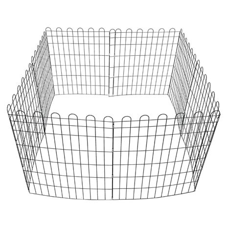 Cercadinho Leve 53cm com 8 Folhas - Metal Pet Cercadinho Leve 53cm com 8 Folhas - Metal Pet