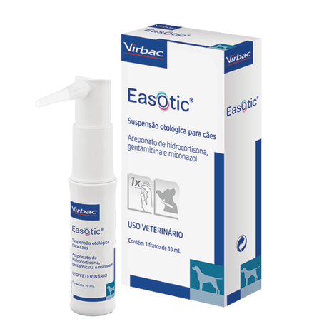 Suspensão Otológica Easotic para Cães com 10 ml Suspensão Otológica Easotic para Cães com 10 ml