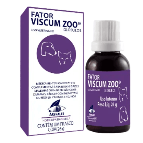 Homeopático Fator Viscum Zoo em 26g