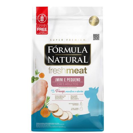 Ração Fórmula Natural Fresh Meat Cães Adultos Portes Mini e Pequeno Frango, Mandioca e Alecrim 7 kg Ração Fórmula Natural Fresh Meat Cães Adultos Portes Mini e Pequeno Frango, Mandioca e Alecrim 7 kg