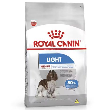 Ração Royal Canin Medium Light para Cães Adultos ou Idosos de Porte Médio com Tendência à Obesidade 10,1 kg Ração Royal Canin Medium Light para Cães Adultos ou Idosos de Porte Médio com Tendência à Obesidade 10,1 kg