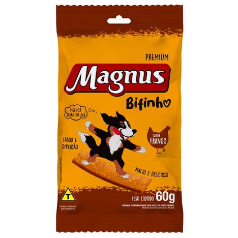 Bifinho Magnus para Cães de Pequeno Porte Sabor Carne 60g