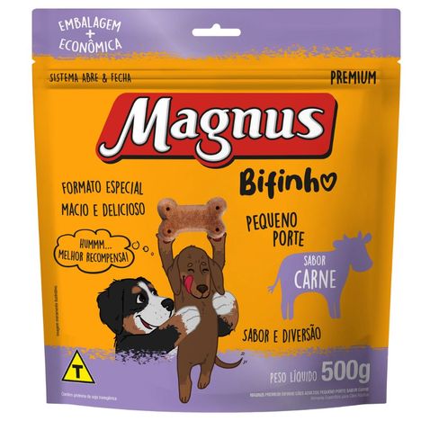 Bifinho Magnus para Cães de Pequeno Porte Sabor Carne 500g Bifinho Magnus para Cães de Pequeno Porte Sabor Carne 500g