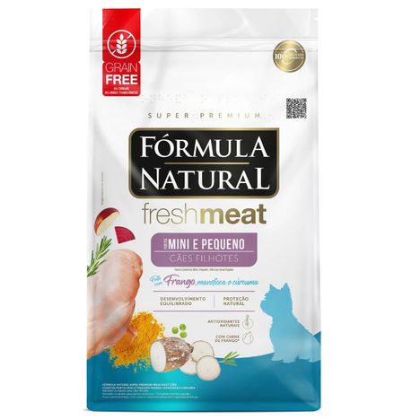 Ração Fórmula Natural Super Premium Fresh Meat para Cães Filhotes de Portes Mini e Pequeno Frango, Mandioca e Cúrcuma 1 kg Ração Fórmula Natural Super Premium Fresh Meat para Cães Filhotes de Portes Mini e Pequeno Frango, Mandioca e Cúrcuma 1 kg