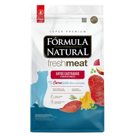 Ração Fórmula Natural Fresh Meat Para Gatos Castrados Sabor Carne, Batata-doce e Cúrcuma 7 kg Ração Fórmula Natural Fresh Meat Para Gatos Castrados Sabor Carne, Batata-doce e Cúrcuma 7 kg