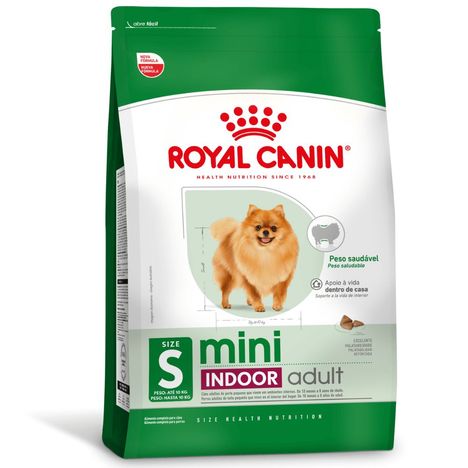 Ração Royal Canin Mini Indoor Para Cães Adultos de Raças Pequenas 7,5 kg Ração Royal Canin Mini Indoor Para Cães Adultos de Raças Pequenas 7,5 kg