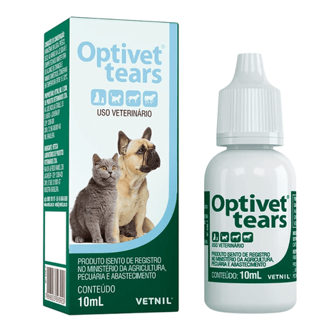 Colírio Optivet Tears em 10ml Colírio Optivet Tears em 10ml