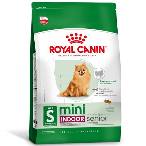 Ração Royal Canin Mini Indoor Para Cães Sênior de Porte Pequeno 1 kg