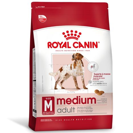 Ração Royal Canin Medium Para Cães Adultos de Porte Médio 2,5 kg Ração Royal Canin Medium Para Cães Adultos de Porte Médio 2,5 kg