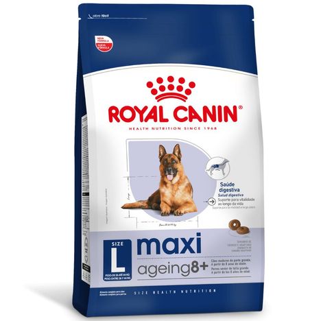 Ração Royal Canin Maxi Ageing 8+ para Cães Sênior de Porte Grande com 8 Anos ou mais 15 kg Ração Royal Canin Maxi Ageing 8+ para Cães Sênior de Porte Grande com 8 Anos ou mais 15 kg