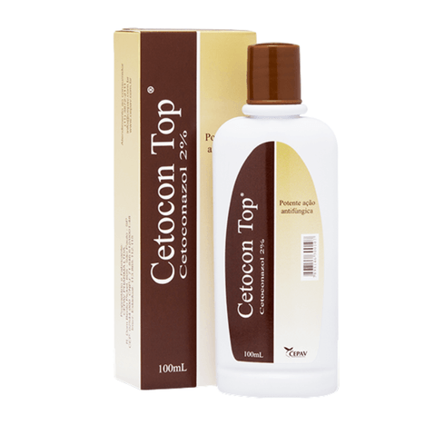 Shampoo Cetocon Top 2% em 100ml Shampoo Cetocon Top 2% em 100ml