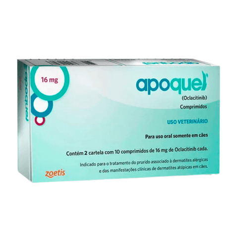 Apoquel 16mg com 20 Comprimidos