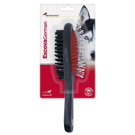 Escova Dupla para Cães e Gatos Germanhart G Escova Dupla para Cães e Gatos Germanhart G
