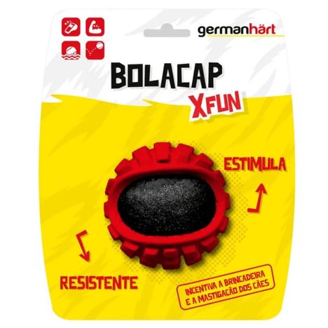 Brinquedo Germanhart Bola de Tênis com Capa para Cães