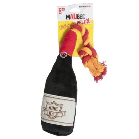 Brinquedo de Pelúcia Garrafa Vinho Germanhart Maubec Preto Brinquedo de Pelúcia Garrafa Vinho Germanhart Maubec Preto