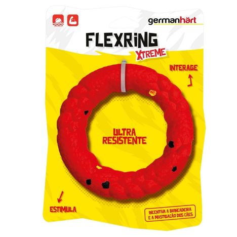 Brinquedo Mordedor Germanhart Aultraring Anel Extraforte para Cães Brinquedo Mordedor Germanhart Aultraring Anel Extraforte para Cães