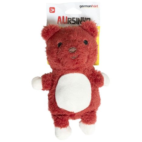 Brinquedo de Pelúcia Ursinho Germanhart Aursinho Vermelho