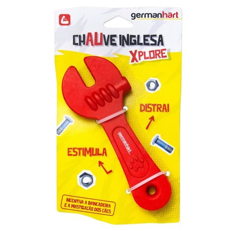 Brinquedo Germanhart Xplore Chave Inglesa para Cães