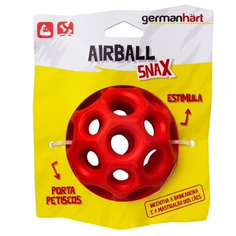 Brinquedo Germanhart Snax Bola com Furos para Cães Brinquedo Germanhart Snax Bola com Furos para Cães