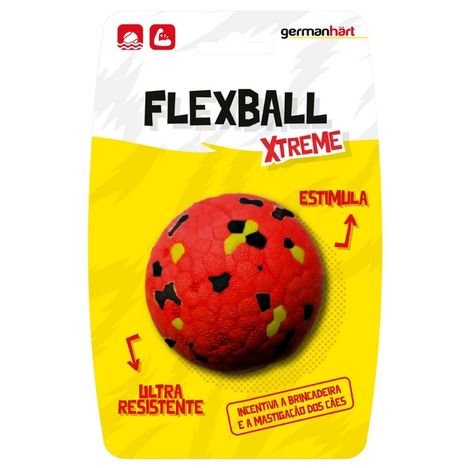 Brinquedo Bola Germanhart Flexiball Extraforte para Cães