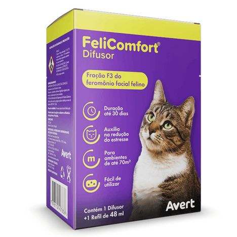 Difusor + Refil Educador Avert FeliComfort para Gatos 48 ml