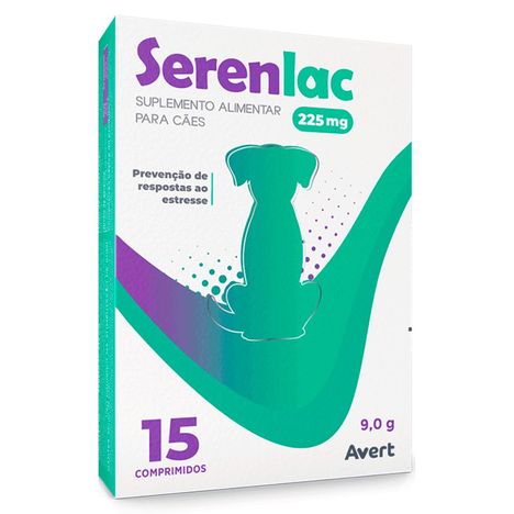 Serenlac 225mg Suplemento Alimentar Avert 15 Comprimidos