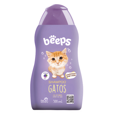 Shampoo Beeps para Gatos em 500ml