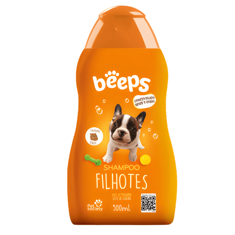 Shampoo Beeps para Filhotes em 500ml Shampoo Beeps para Filhotes em 500ml