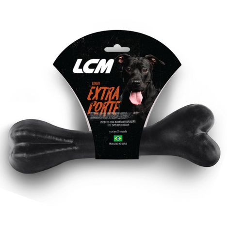 Brinquedo Ossão Maciço Extraforte 20mm LCM para Cães