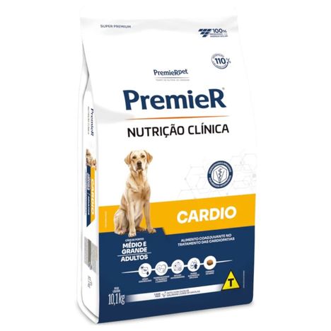 Ração Premier Nutrição Clínica Cardio para Cães de Porte Médio e Grande 10,1 kg