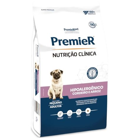 Premier Nutrição Clínica Hipoalergênico Cães de Pequeno  Porte - Cordeiro 10,1 Kg