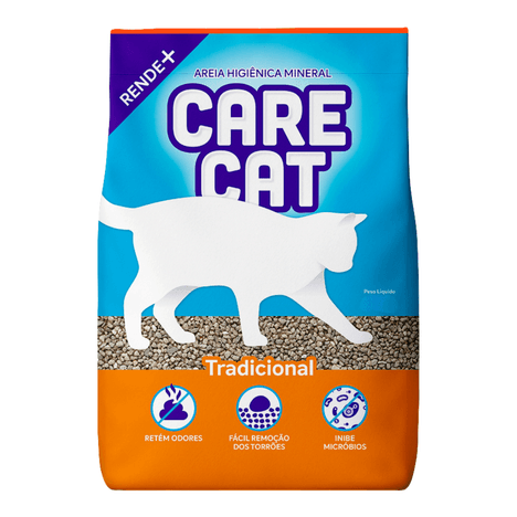 Areia Higiênica Carecat Tradicional 10 kg Areia Higiênica Carecat Tradicional 10 kg