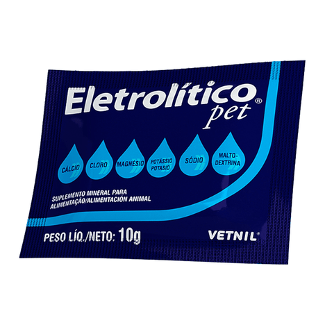 Sache Eletrolítico Pet em 10g Sache Eletrolítico Pet em 10g