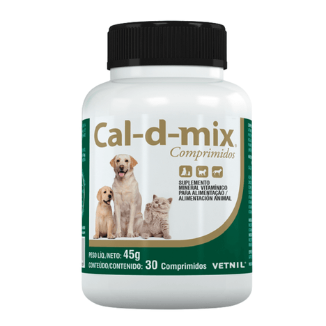Suplemento Cal-D-Mix com 30 Comprimidos Suplemento Cal-D-Mix com 30 Comprimidos