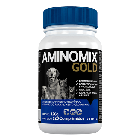 Suplemento Aminomix Gold com 120 Comprimidos Suplemento Aminomix Gold com 120 Comprimidos