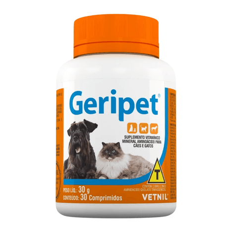 Suplemento Geripet com 30 Comprimidos Suplemento Geripet com 30 Comprimidos