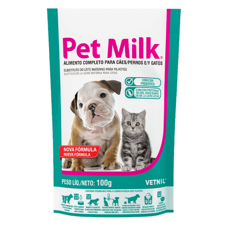 Pet Milk Alimento Completo em 100g Pet Milk Alimento Completo em 100g