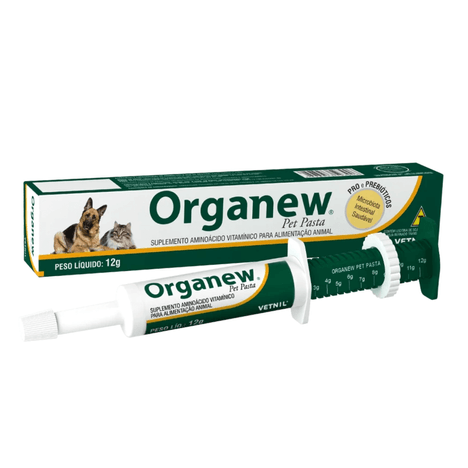 Suplemento Organew Pet Pasta em 12g Suplemento Organew Pet Pasta em 12g