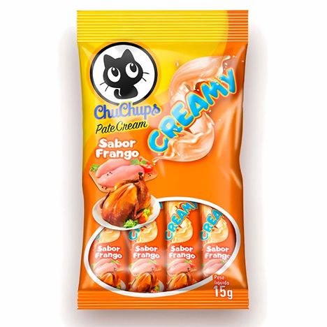 Patê Chuchups Gatex Sabor Frango para Gatos 60g Patê Chuchups Gatex Sabor Frango para Gatos 60g