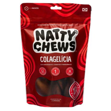 Colagelícia Colágeno Trançado Bovino Natty Chews com 2 Unidades Colagelícia Colágeno Trançado Bovino Natty Chews com 2 Unidades