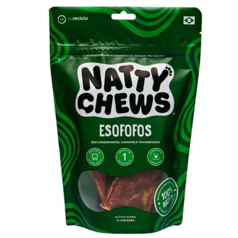 Esofofos Esôfago Bovino Natty Chews com 5 Unidades Esofofos Esôfago Bovino Natty Chews com 5 Unidades
