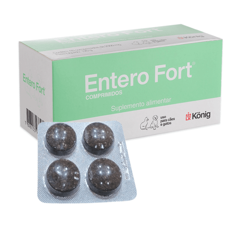 Suplemento Entero Fort 2000mg em Blister com 4 Comprimidos Suplemento Entero Fort 2000mg em Blister com 4 Comprimidos