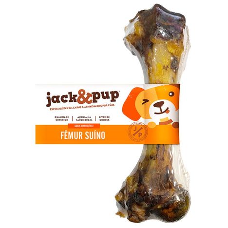 Osso Jack & Pup Fêmur Suíno para Cães