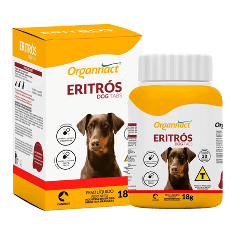 Suplemento Eritrós Dog com 30 Tabletes Suplemento Eritrós Dog com 30 Tabletes